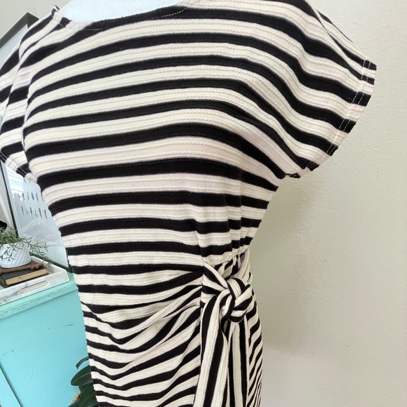 Anthropologie | Saturday Sunday Isabel Striped Shirt Dress black sour cream XS - Picture 4 of 16